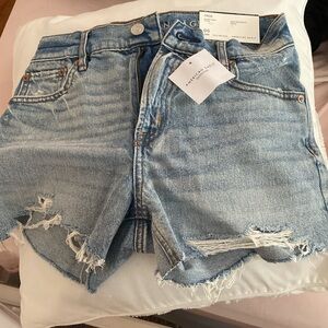New American Eagle Jean Shorts 00 24w High Rise